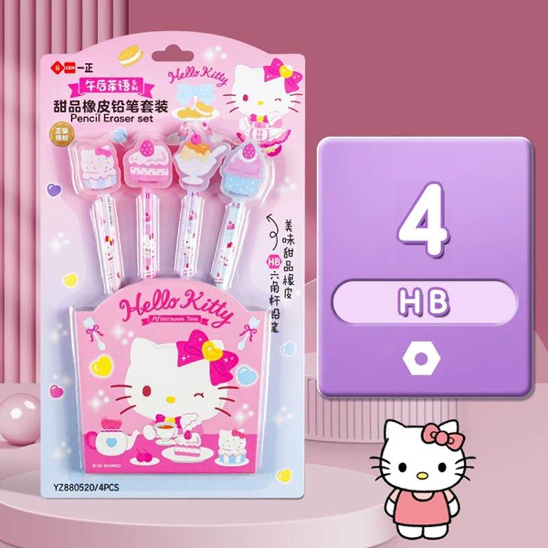 Hello Kitty - Bộ 6 Bút Dạ Quang Kt Thân Lớn KT84666
