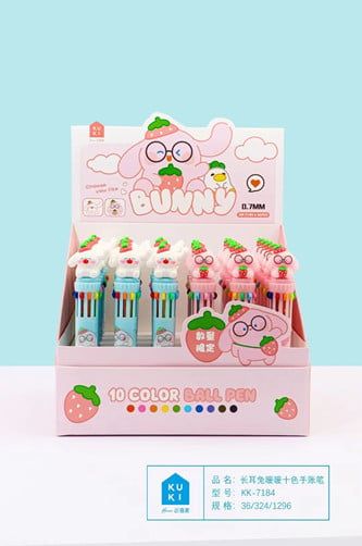Viết Bi 10 Màu 0.7Mm Kk-7184 H/36  Shands