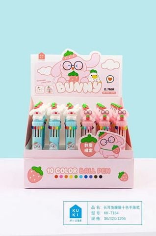 Viết Bi 10 Màu 0.7Mm Kk-7184 H/36  Shands
