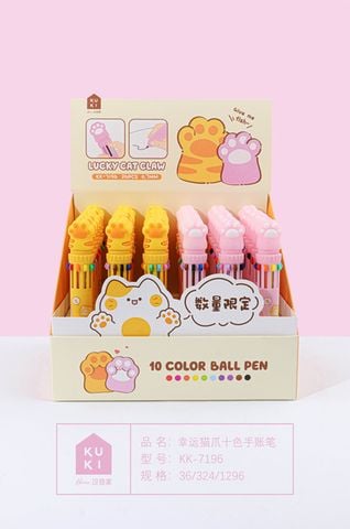 Viết Bi 10 Màu Kk-7196 H/36 Kk