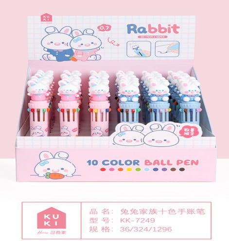 Viết Bi 10 Màu Kk-7249 H/36 Kk(Shands)