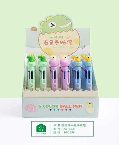 Viết Bi 6 Màu Kk-7420 H/36 Kk