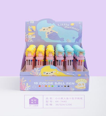 Viết Bi 10 Màu Kk-7440 H/36 Kk