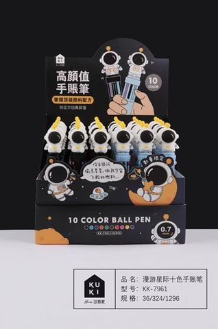 Viết Bi 10 Màu Kk-7961 H/36 Kk