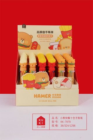 Viết Bi 10 Màu 0.7Mm Kk-7979 H/36  Shands