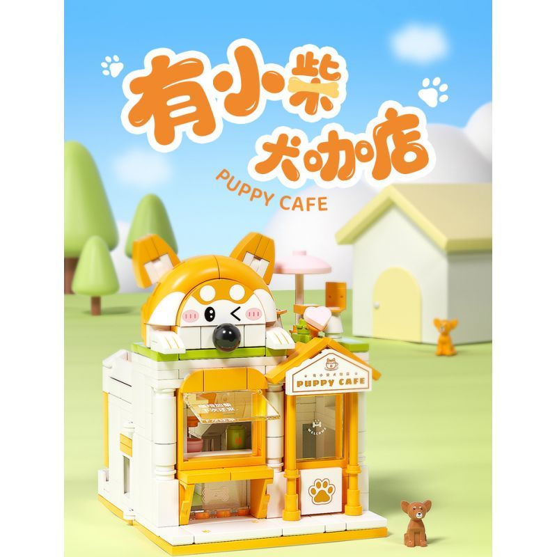 Wekki Đồ Chơi Lắp Ráp Café Shiba Inu Wk516608 60018159