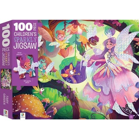 100 Piece Children's Fuzzy Jigsaw Magical Fairies