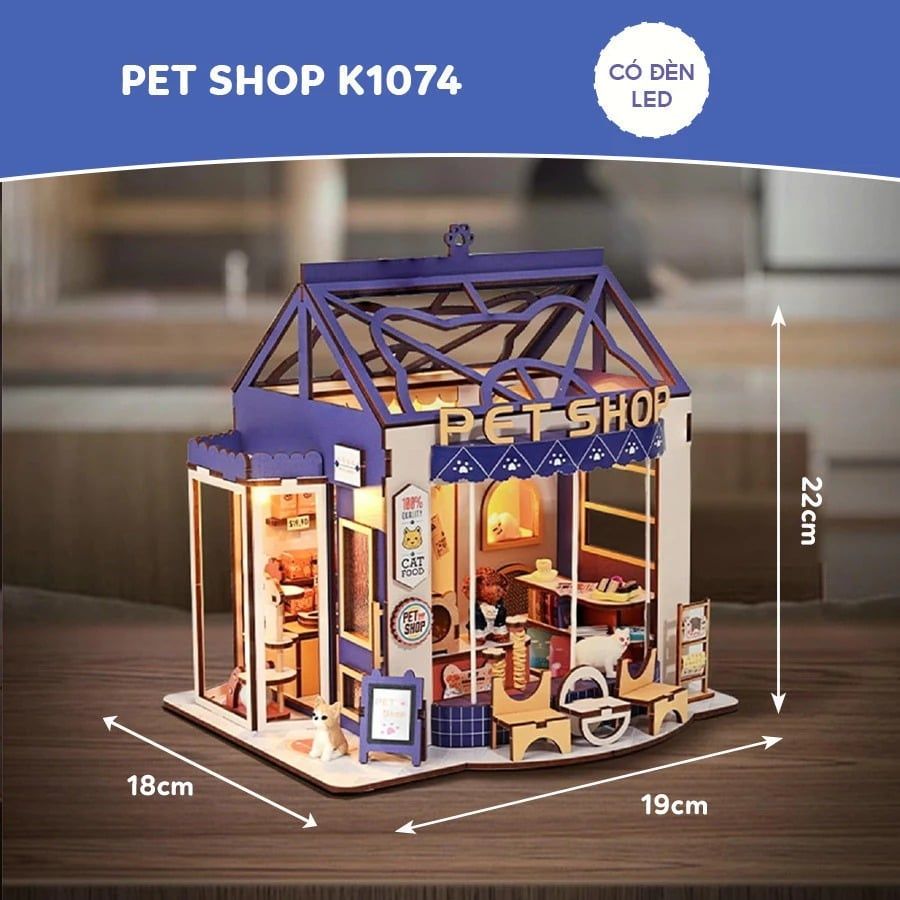 Knowme Lắp Ráp Mô Hình Pet Shop K1074