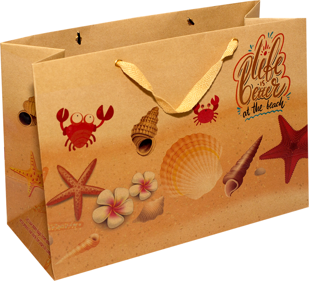 Túi Kraft Ngang Đại-36X25X15Cm