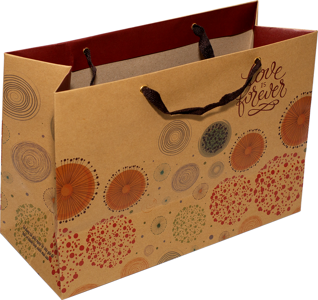 Túi Kraft Ngang Đại-36X25X15Cm