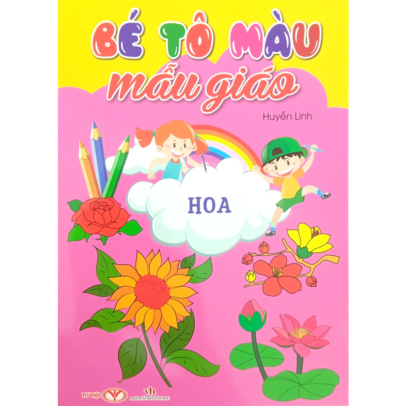 Bé Tô Màu Mẫu Giáo - Hoa
