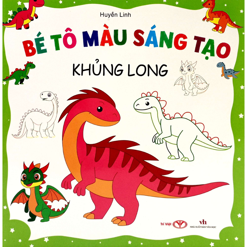 Bé Tô Màu Sáng Tạo - Khủng Long