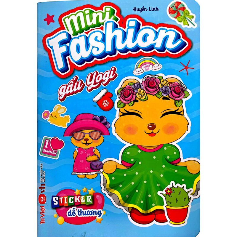 Mini Fashion - Gấu Yogi (Sticker Dễ Thương)