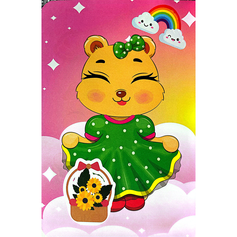 Mini Fashion - Gấu Yogi (Sticker Dễ Thương)