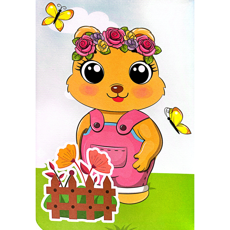 Mini Fashion - Gấu Yogi (Sticker Dễ Thương)