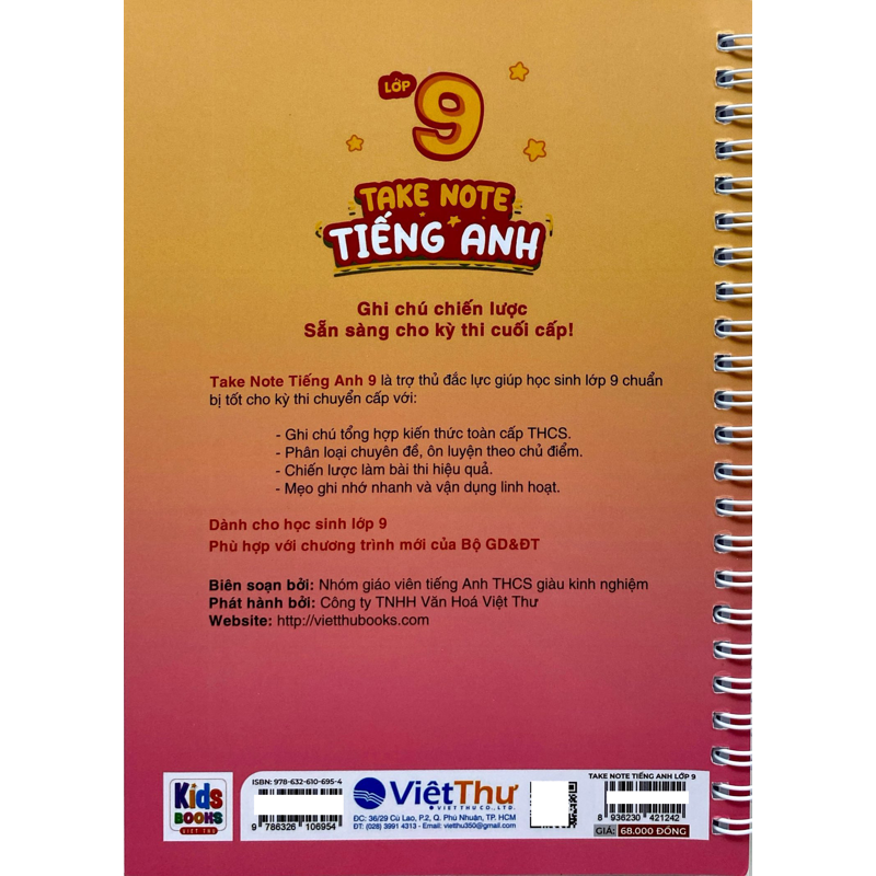 Take Note - Tiếng Anh Lớp 9