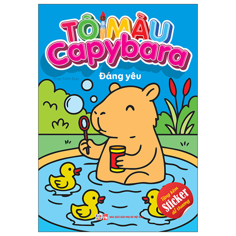 Tô Màu Capybara - Đáng Yêu