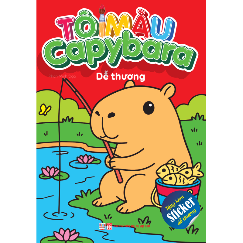 Tô Màu Capybara - Dễ Thương