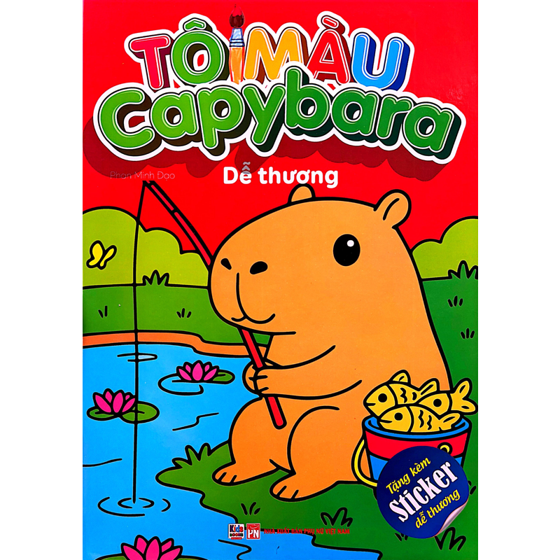 Tô Màu Capybara - Dễ Thương