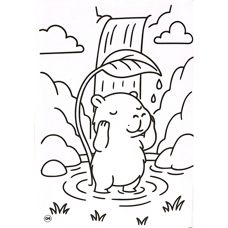 Tô Màu Capybara - Ngộ Nghĩnh