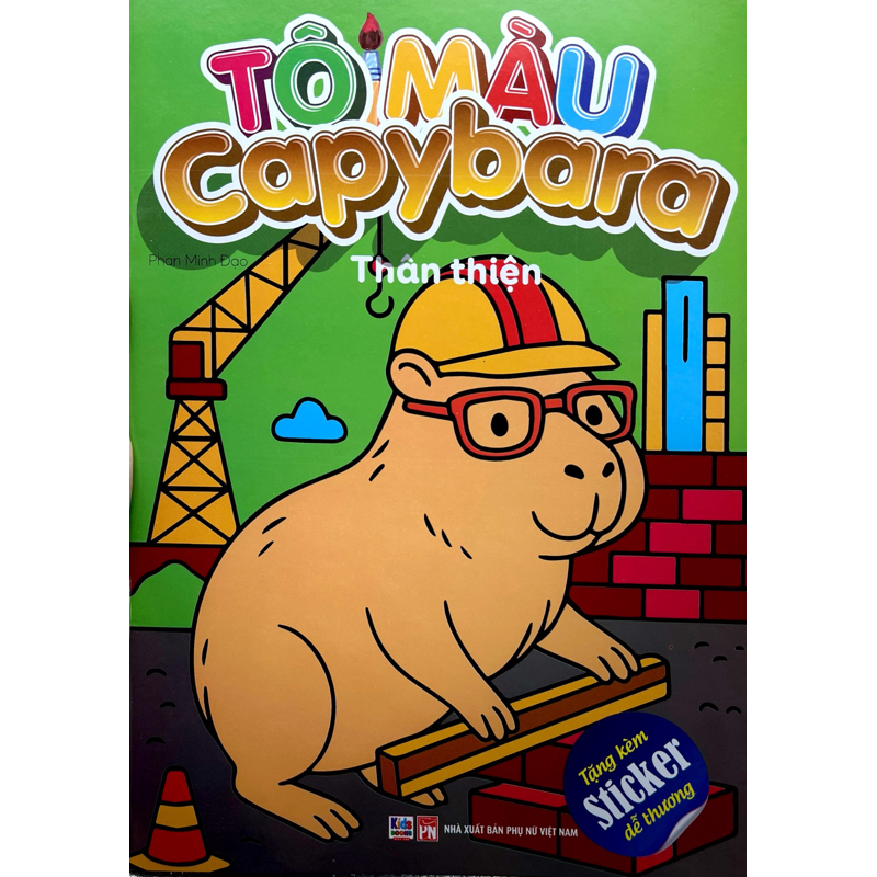 Tô Màu Capybara - Thân Thiện