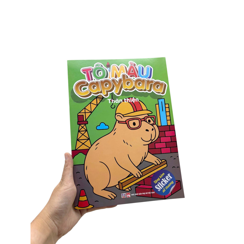 Tô Màu Capybara - Thân Thiện