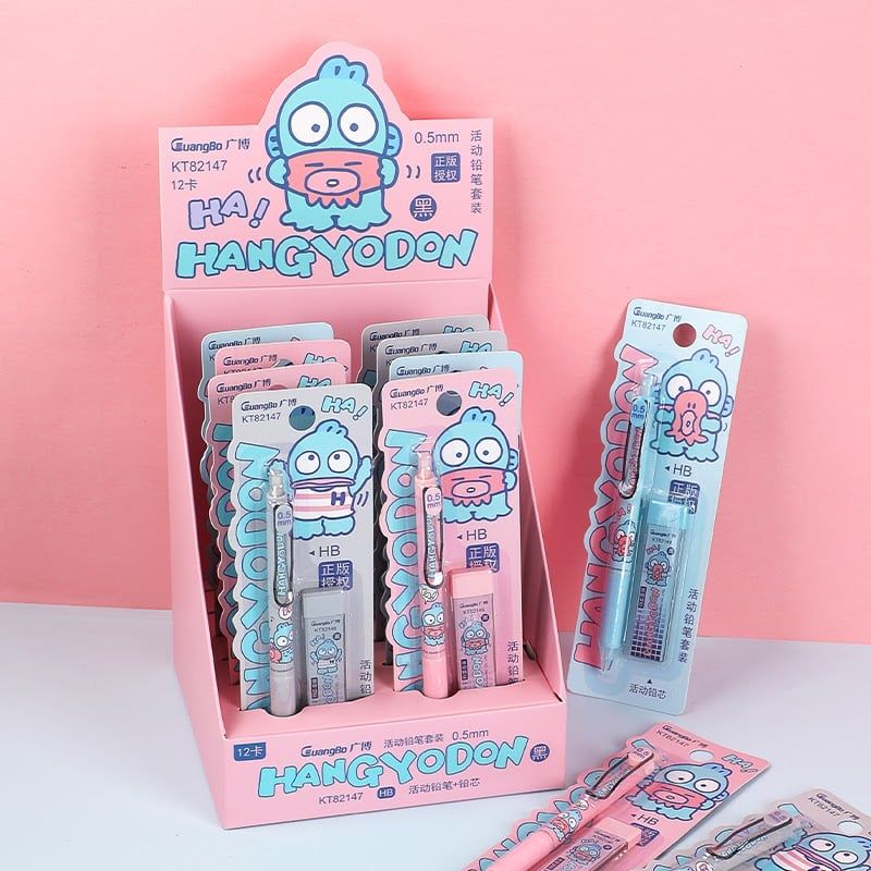 Sanrio -Guangbo - Bộ Viết Chì Kim Kèm Ruột Chì Hy Gubkt82147 Ngòi 0.5Mm