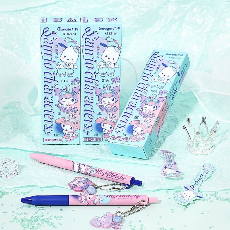 Sanrio -Guangbo - Viết Gel Sr Gubkt82164 Màu Đen Ngòi 0.5Mm