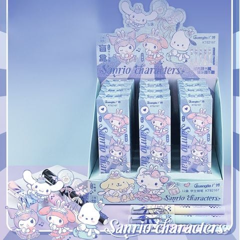 Sanrio -Guangbo - Viết Máy Mực Xanh Xóa Được Sr Gubkt82167 Ngòi 0.3Mm