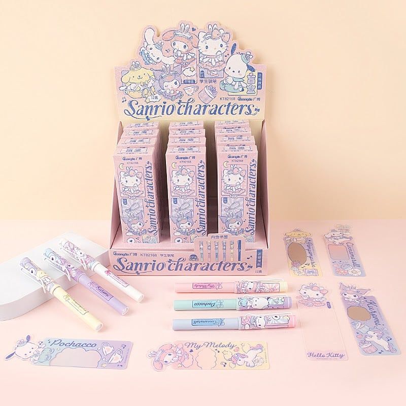 Sanrio -Guangbo - Viết Máy Mực Xanh Xóa Được Sr Gubkt82168 Ngòi 0.3Mmc