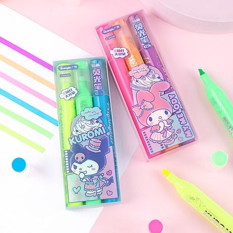 Sanrio -Guangbo - Vỉ 3 Viết Dq Nhớ Dòng Lông Mêm  Hy Gubkt84589