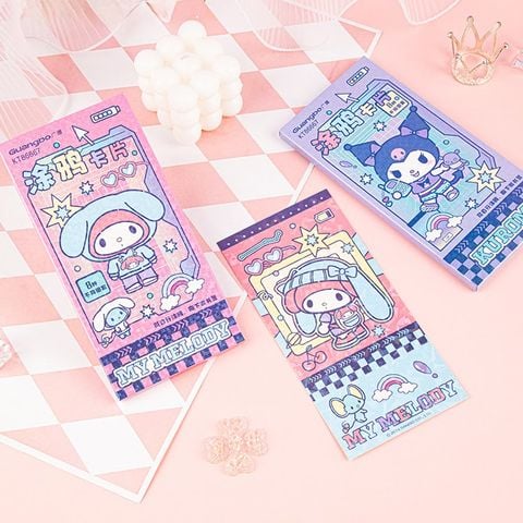 Guangbo - Sanrio - Bộ Thẻ Tô Màu Gubkt86667 Sr 92*189Mm