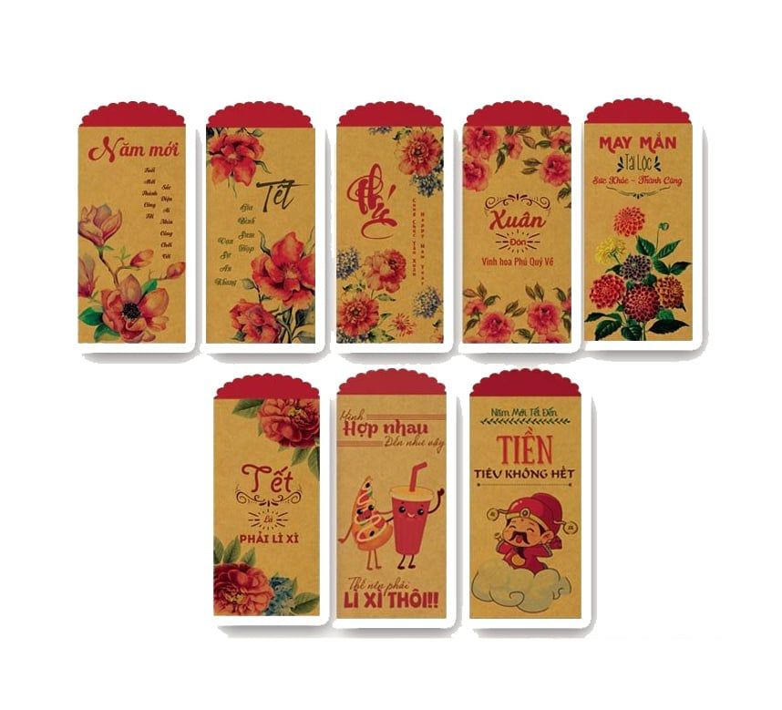 Bao Lì Xì Giấy Kraft