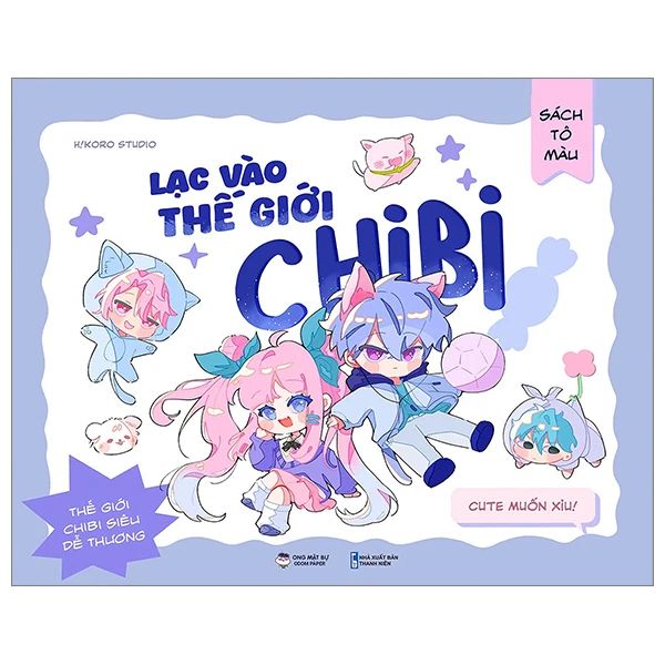 OMB - TẬP TÔ MÀU - LẠC VÀO THẾ GIỚI CHIBI ĐL:140 (OMB-0080)