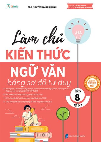 Làm Chủ Kiến Thức Ngữ Văn Bằng Sơ Đồ Tư Duy Lớp 8 Tập 1 - Bộ Kết Nối Tri Thức Với Cuộc Sống