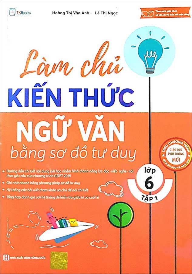 Làm Chủ Kiến Thức Ngữ Văn Bằng Sơ Đồ Tư Duy - Lớp 6 Tập 1