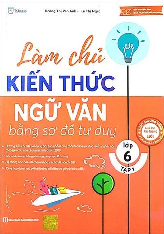 Làm Chủ Kiến Thức Ngữ Văn Bằng Sơ Đồ Tư Duy - Lớp 6 Tập 1
