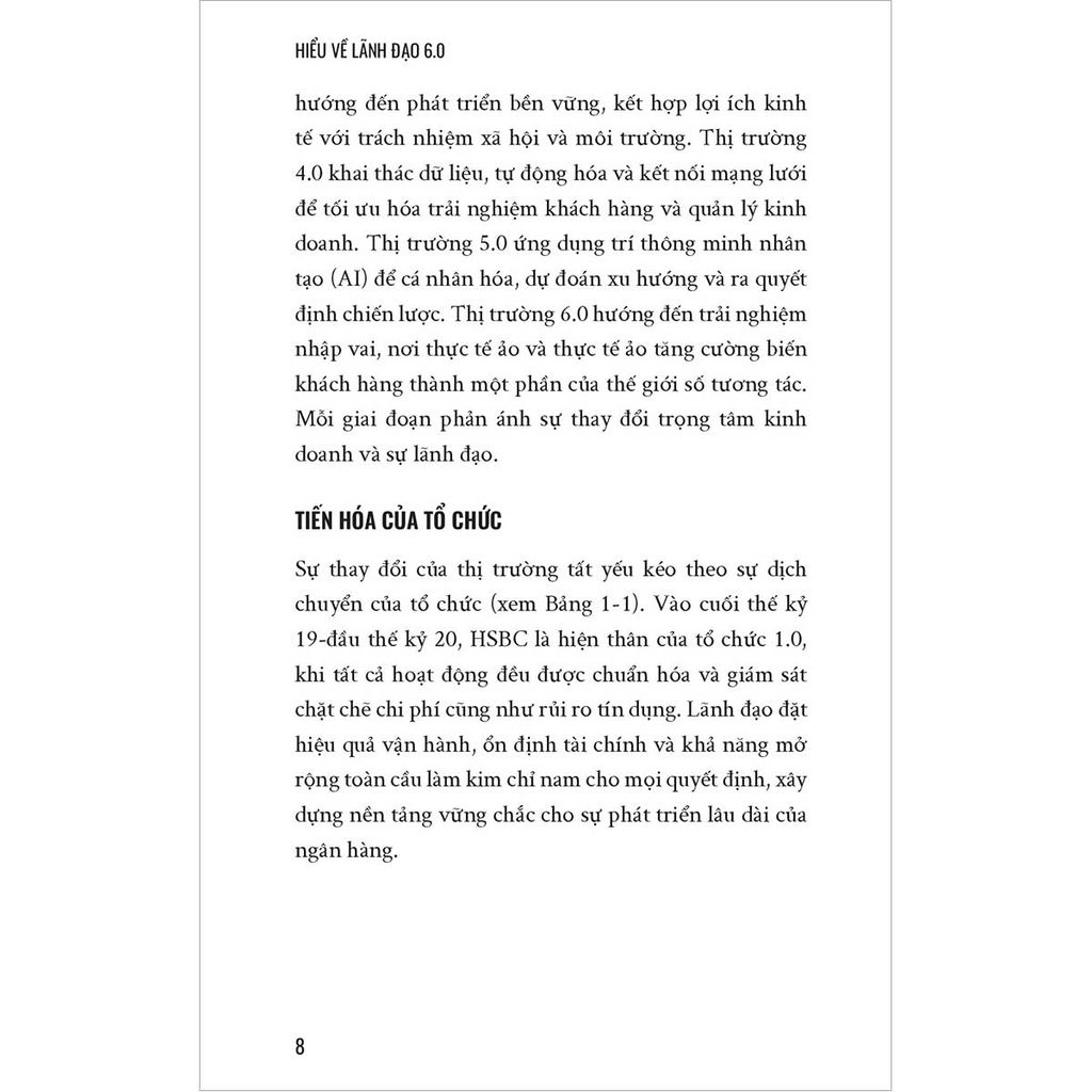Lãnh Đạo 6.0: Tương Lai Đổi Mới Tổ Chức Và Ngân Hàng