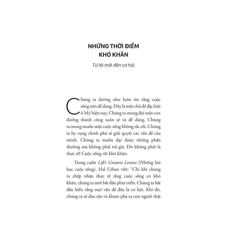 Lãnh Đạo Thời Gian Khó