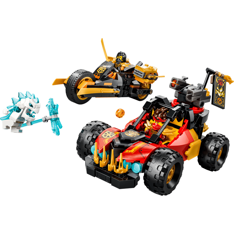 Lego Ninjago Đồ Chơi Lắp Ráp Bộ Đôi Siêu Xe Chiến Đấu Của Kai & Cole 71864