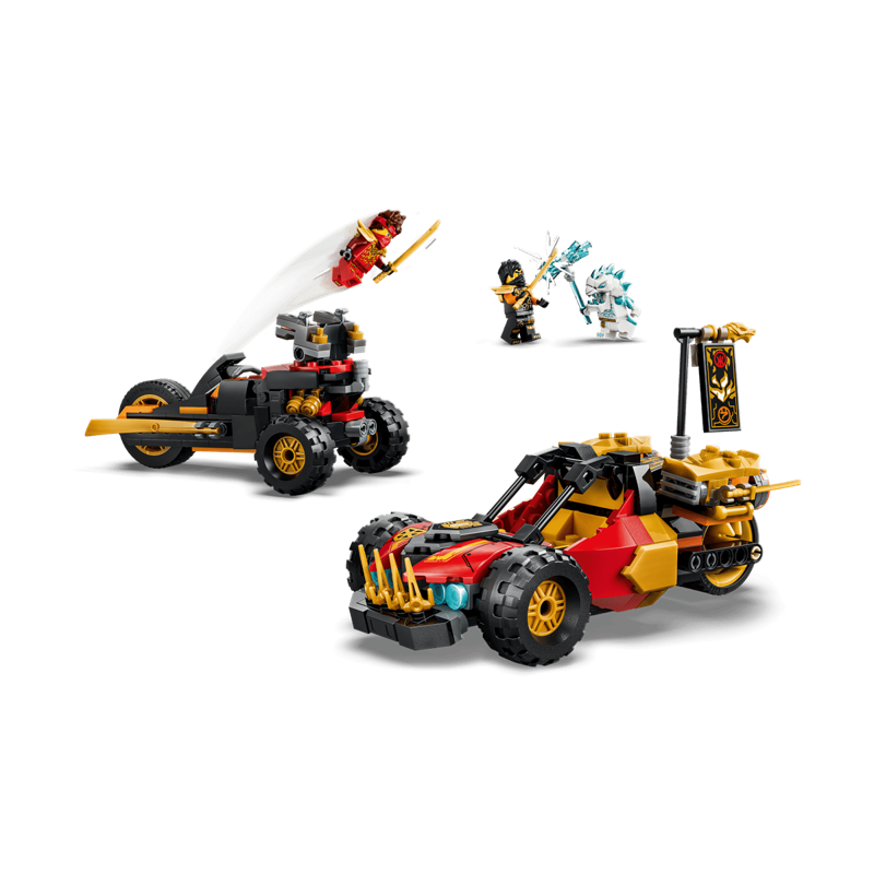 Lego Ninjago Đồ Chơi Lắp Ráp Bộ Đôi Siêu Xe Chiến Đấu Của Kai & Cole 71864