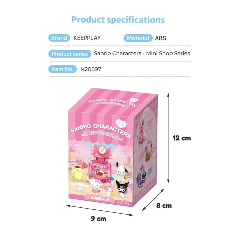 Keepplay Lắp Ráp Hộp Mù Sanrio - Snack Shop K20897 (Giao mẫu ngẫu nhiên)
