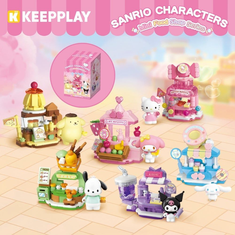 Keepplay Lắp Ráp Hộp Mù Sanrio - Snack Shop K20897 (Giao mẫu ngẫu nhiên)