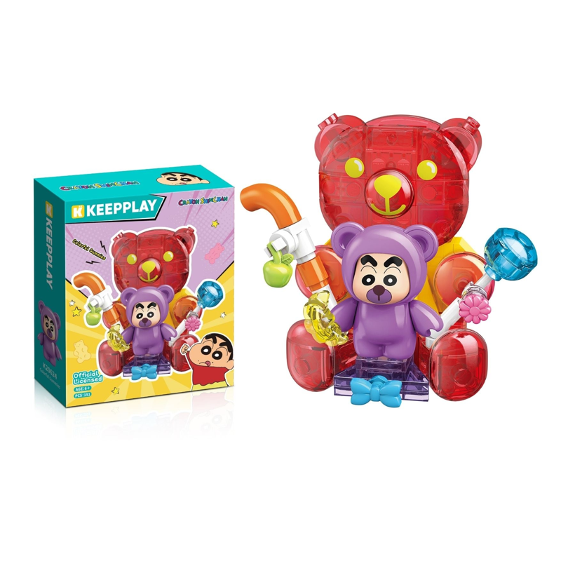 Đồ Chơi Lắp Ráp Keepplay Shinchan Colorful gummies K20624