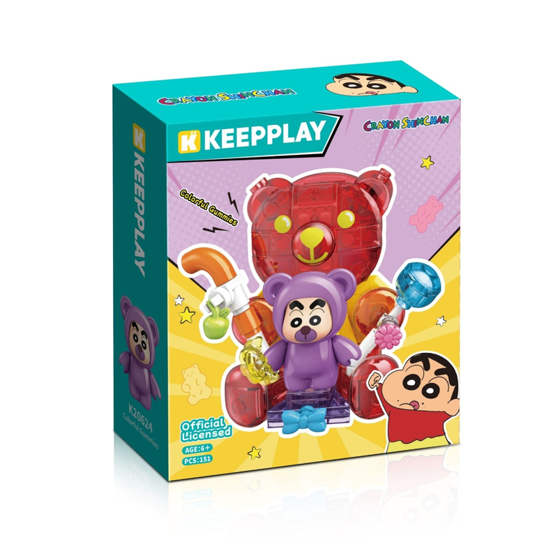 Đồ Chơi Lắp Ráp Keepplay Shinchan Colorful gummies K20624