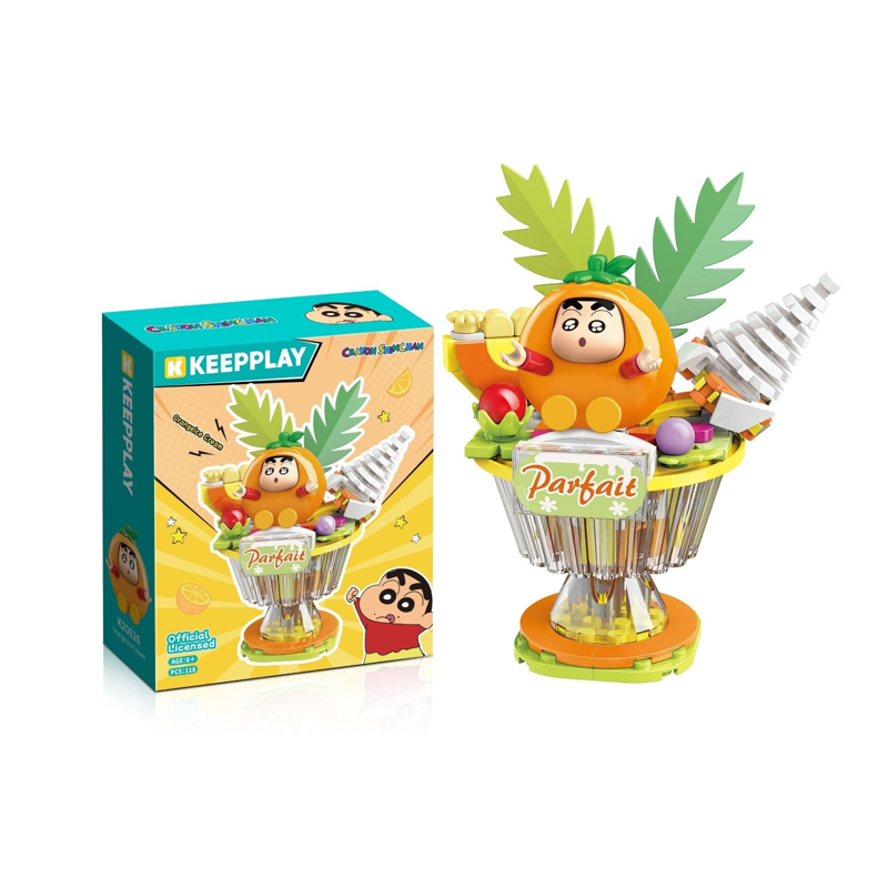 Đồ Chơi Lắp Ráp Keepplay Shinchan Orange Ice Cream K20626