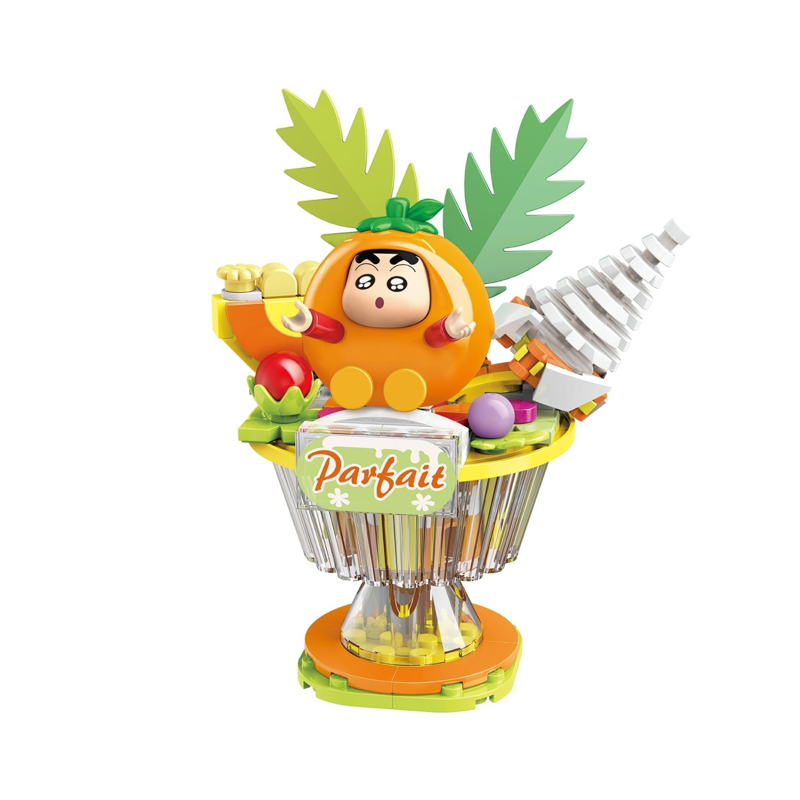 Đồ Chơi Lắp Ráp Keepplay Shinchan Orange Ice Cream K20626