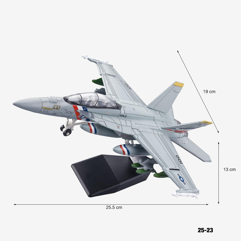 Xuja-25-23- Bộ Lắp Ráp Mô Hình Máy Bay Tiêm Kích F/a-18f (Tỷ Lệ 1:72)