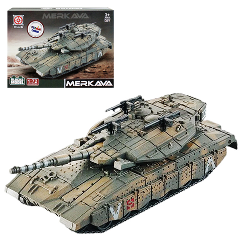 Xuja-23-62-Bộ Lắp Ráp Mô Hình Xe Tăng Chiến Đấu Merkawa Tỷ Lệ 1:72 (Vnc)