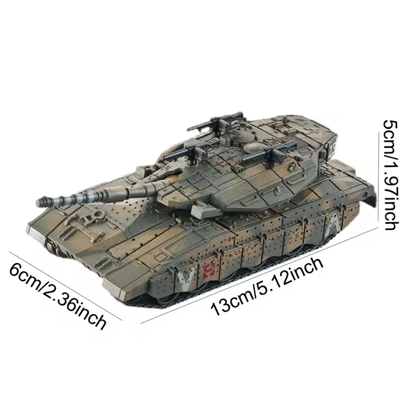Xuja-23-62-Bộ Lắp Ráp Mô Hình Xe Tăng Chiến Đấu Merkawa Tỷ Lệ 1:72 (Vnc)